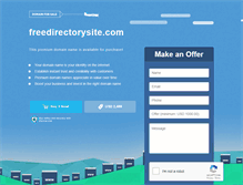 Tablet Screenshot of freedirectorysite.com